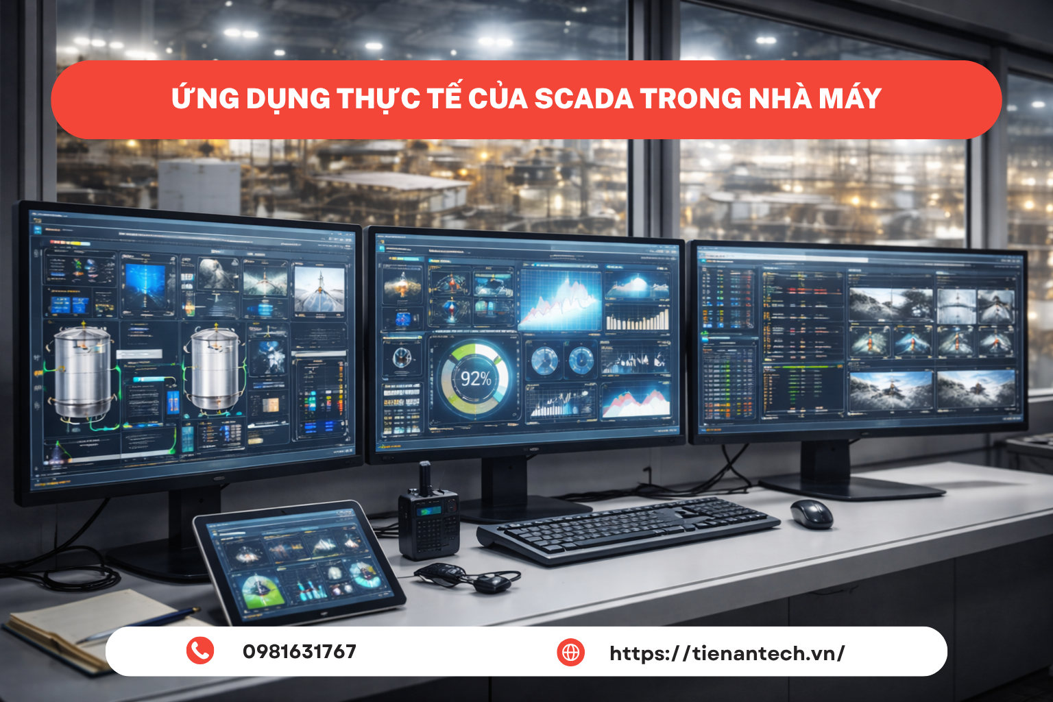 SCADA là gì? Kiến trúc, chức năng và ứng dụng thực tế